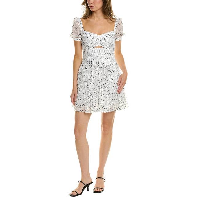 Self-Portrait Polka Dot Mini Dress