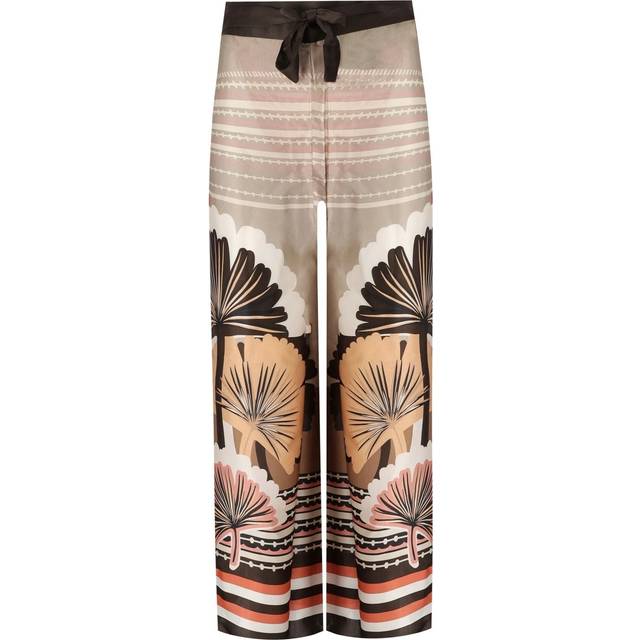 MAX MARA BEACHWEAR BLASONE MULTICOLOR PAREO TROUSERS