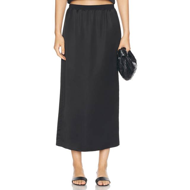 WARDROBE.NYC Slip Skirt in Black - Black. Size XL (also in L, M, XS, XXS). (XL)