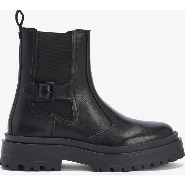 Barbour International Milla Chelsea Boot - Black, Black, Size 8, Women