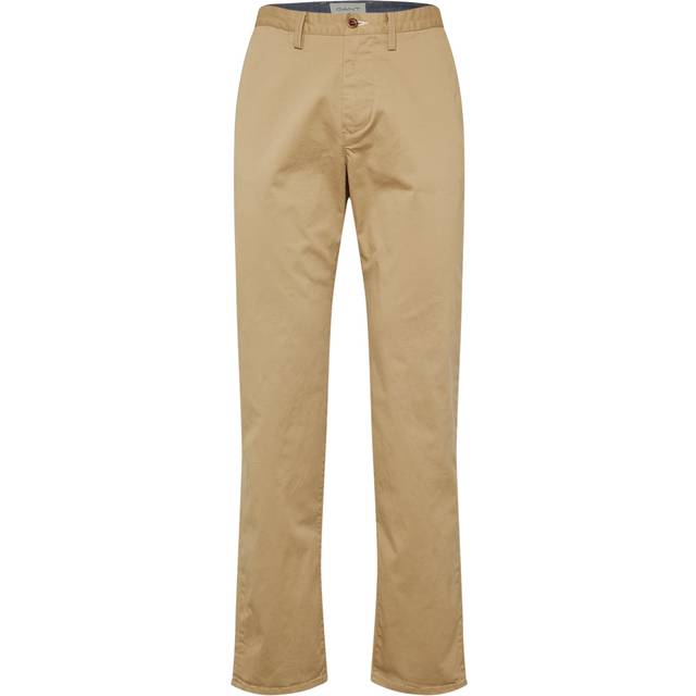 GANT Regular Fit Twill Chino Dark Khaki