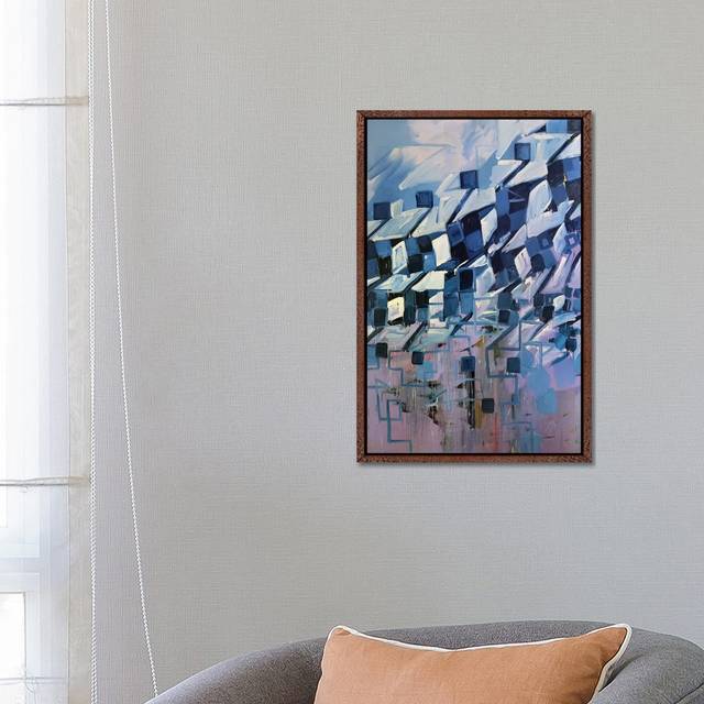 Winter Coat by Pamela Staker - Painting Print on Canvas - Classic Brown Wood Framed (66.04cm H x 45.72cm W x 3.81cm D)