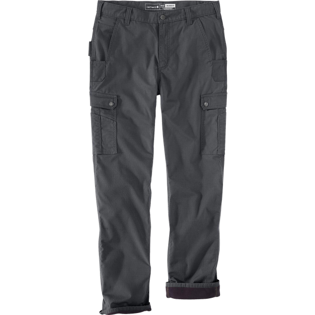 Carhartt Men's Relaxed Straight Ripstop Double-Front Lined Cargo Pant  Shadow  42 x 34