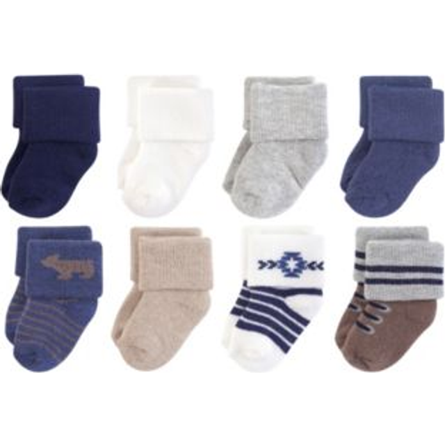 Hudson Baby Unisex Cotton Rich Newborn and Terry Socks  Bear  0-6 Months US