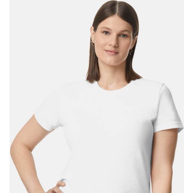 (XXL, White) Gildan Womens/Ladies Softstyle Plain Midweight T-Shirt