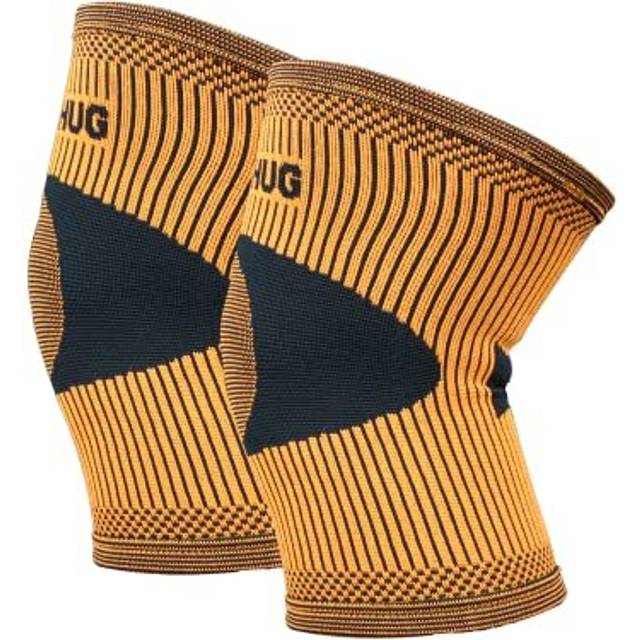 Bamboo Knee Supports (Pair) - Orange - L