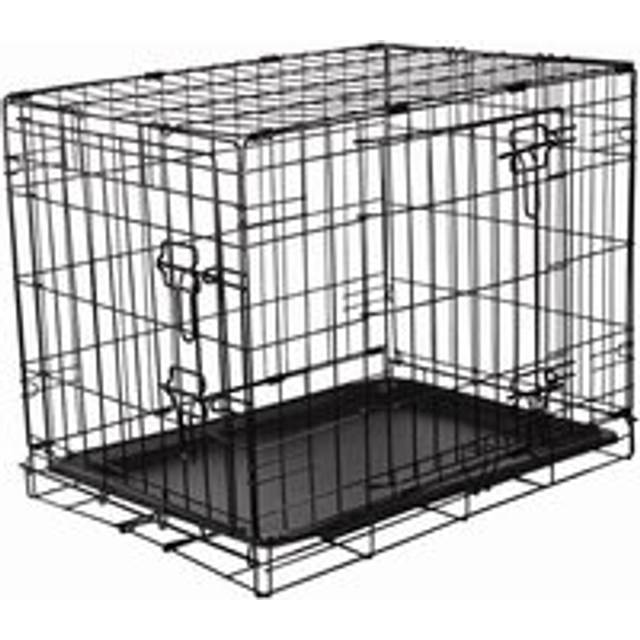 RAC Metal Fold Flat Crate with Plastic Tray - Small