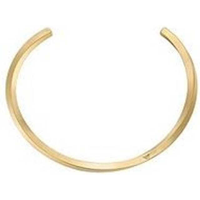 Emporio Armani 14K Gold-Plated Brass Collar Necklace, Gold, Women