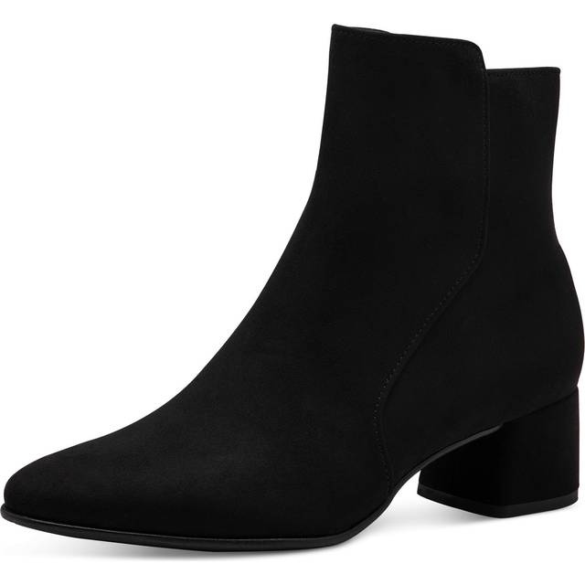 Marco Tozzi Ava Womens Ankle Boots Colour: Black Micro, Size: 7 / 40