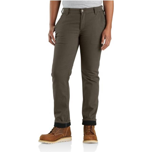 Carhartt Women's The Essential Lined Canvas Pant  Tarmac