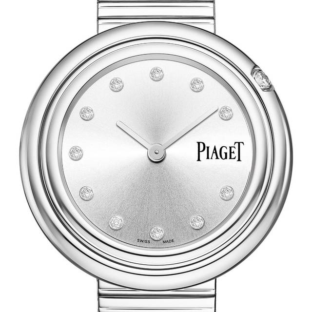 Piaget Stainless Steel and Diamond Possession Watch - Silver - 34mm