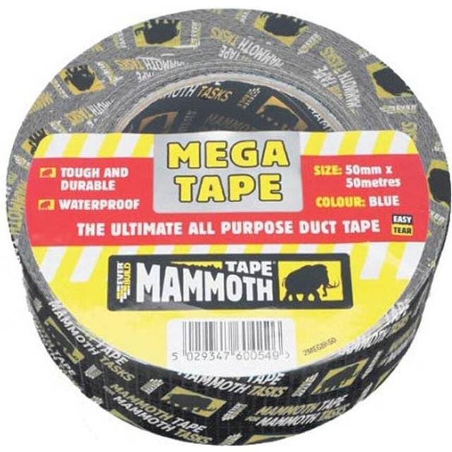 Everbuild Mammoth Mega All Purpose Duct Tape, Black, 50 mm x 50 m
