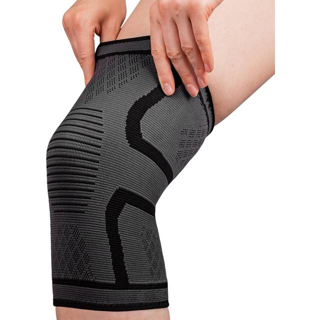 Knee Support Brace Compression Sleeve for Arthritis, Joint Pain, Ligament Injury, Meniscus Tear, ACL, MCL, Tendonitis, Pain Relief (Pack 1 Medium)
