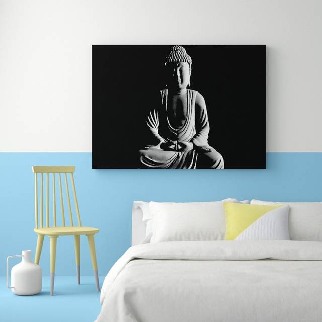Buddha Light Ethnic - Wrapped Canvas Photography Print (101.6 cm H x 142.2 cm W)