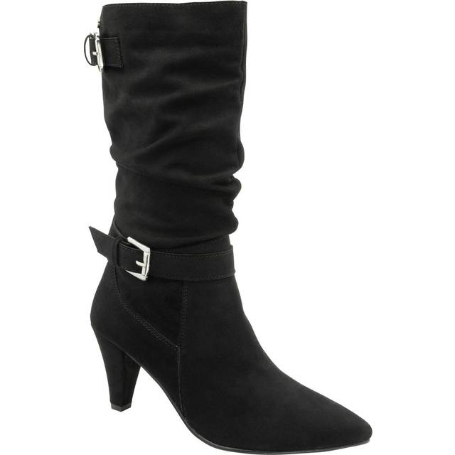 Ravel Guise Suede Pointed Heeled Slouchy Boots