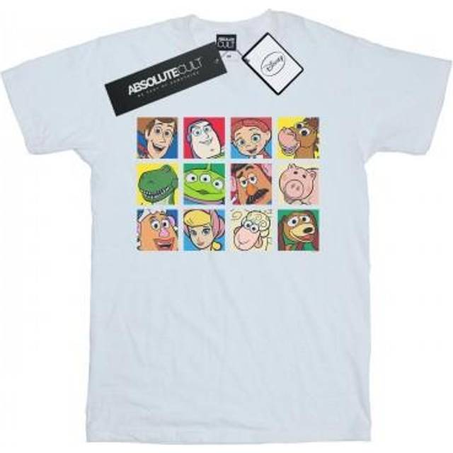 (12-13 Years, Black) Disney Boys Toy Story Character Squares T-Shirt