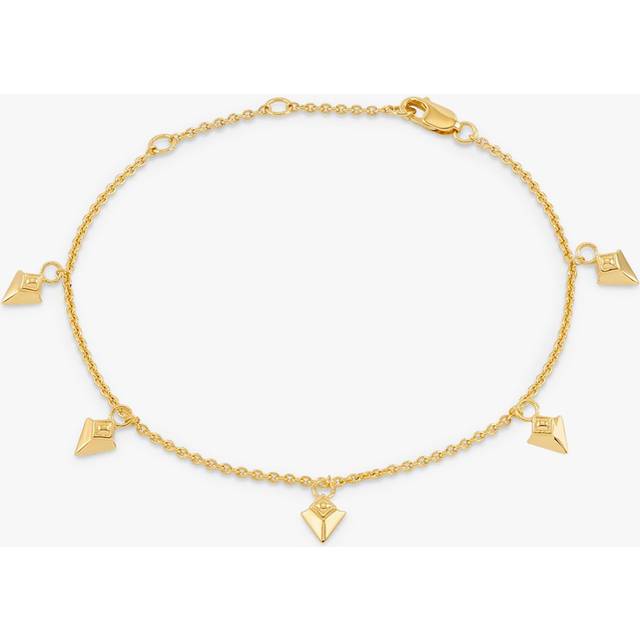 Rachel Jackson London Arrow Spike Station Bracelet, Gold