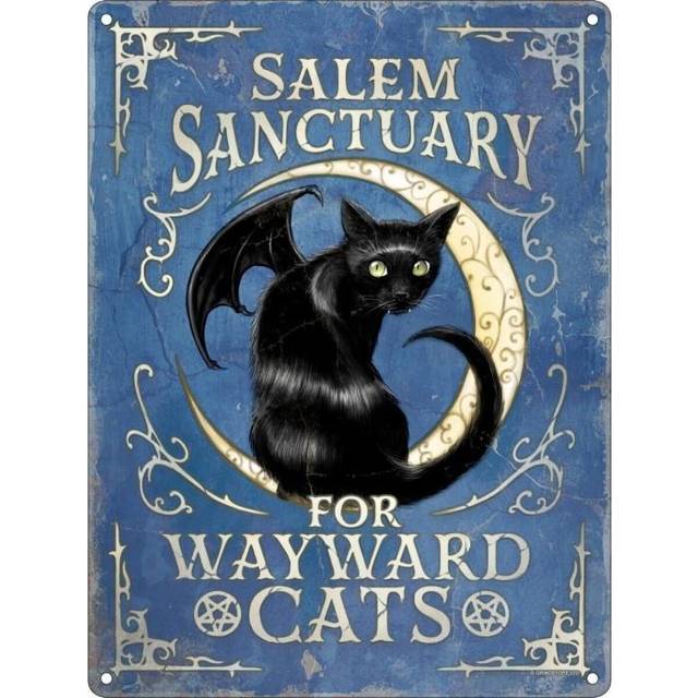 Grindstore Salem Sanctuary For Wayward Cats Plaque