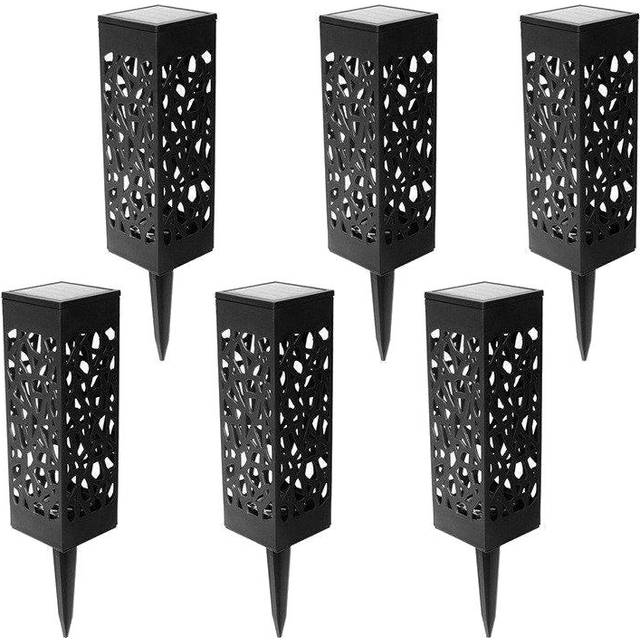 (6pcs, 1) 6Pcs Led Solar Outdoor Waterproof Garden Security Landscape Light