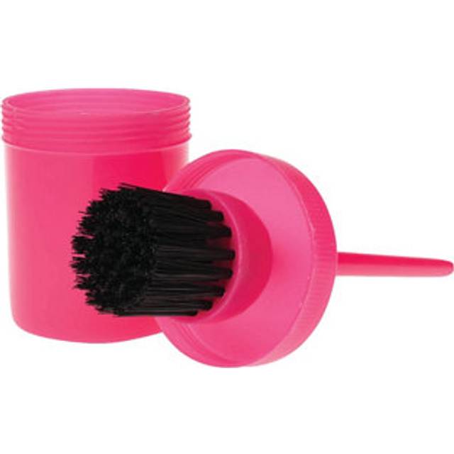 (One Size, Hot Pink) Roma Brights Hoof Oil Brush & Bottle