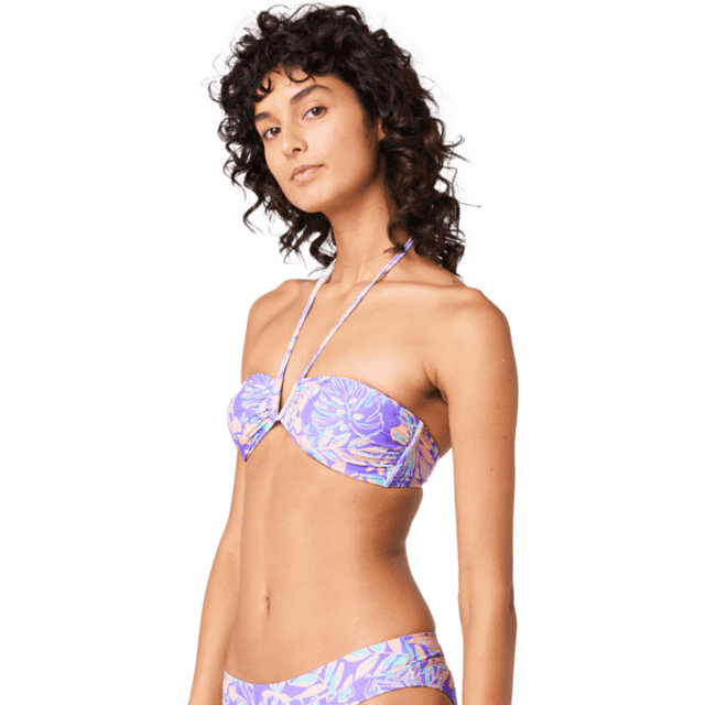Rip Curl Palm Party Halter Bikini Top purple