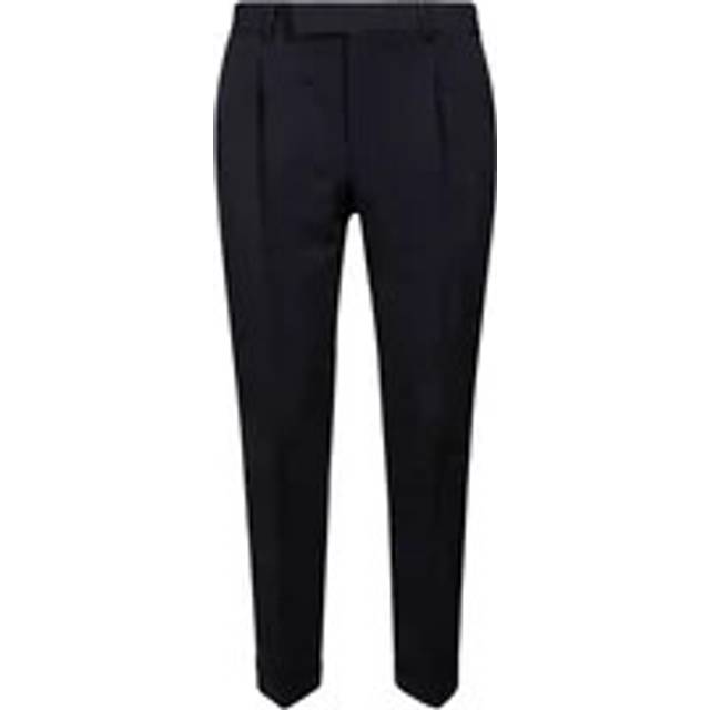 PT Torino, Byxor, Herr, M, Elegant 1 Pleat Chinos för Män - black (M)