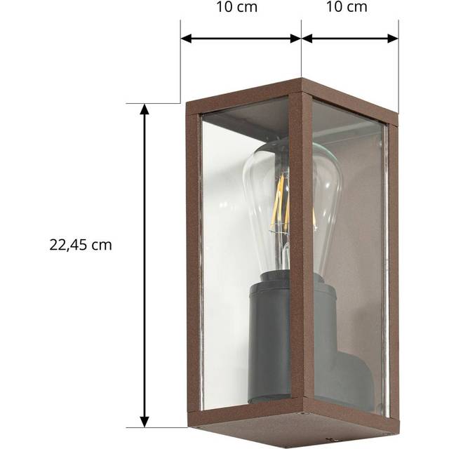 Lindby - Robigus Outdoor Wall Lamp Rust