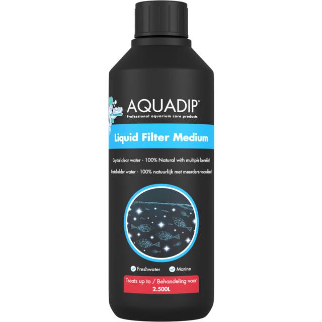 (500ml) AQUADIP Liquid Filter Medium Crystal Clear Water Treatment Aquarium Fish Tank