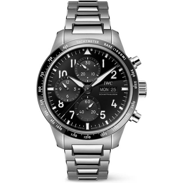 IWC Schaffhausen x Mercedes-Amg Titanium Pilot's Performance Chronograph Watch - Black - 41mm