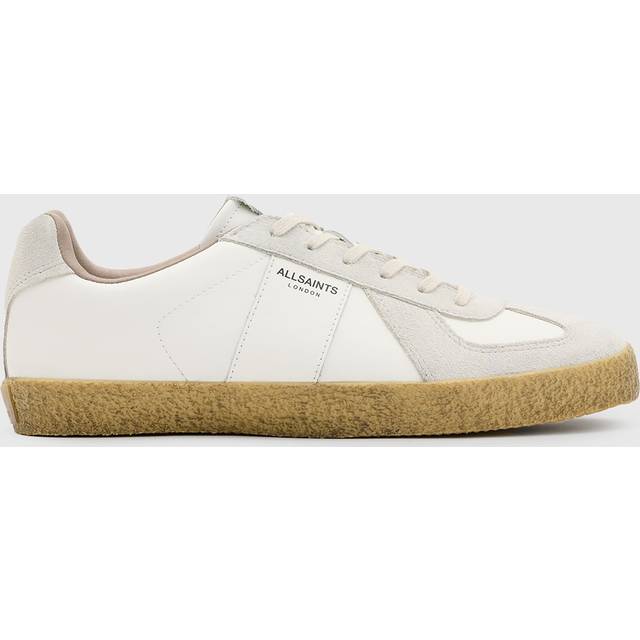 Allsaints mens jaimee casual trainers white