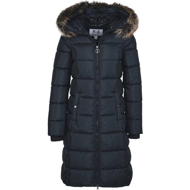 Barbour Rosoman Quilted Coat - UK 10 - Black
