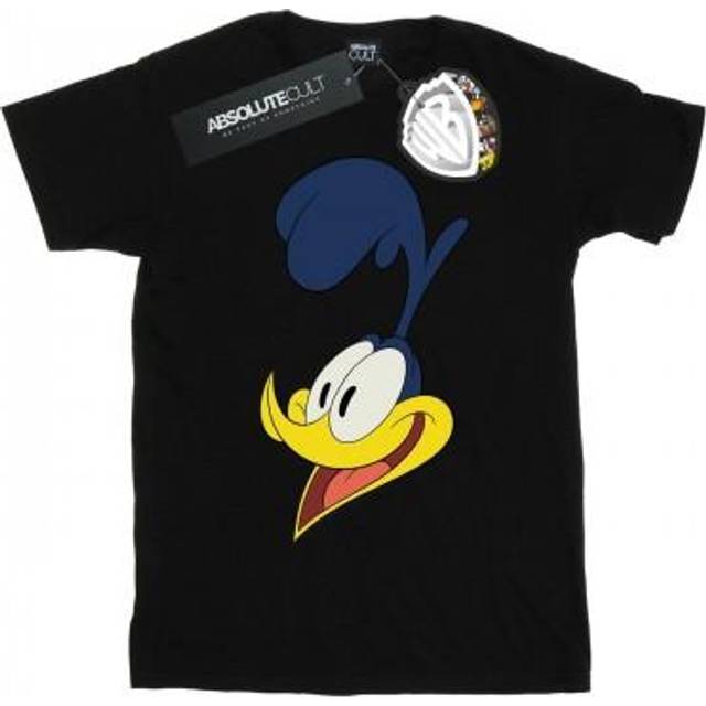 Road Runner Face T-Shirt - Black - 3-4 Years