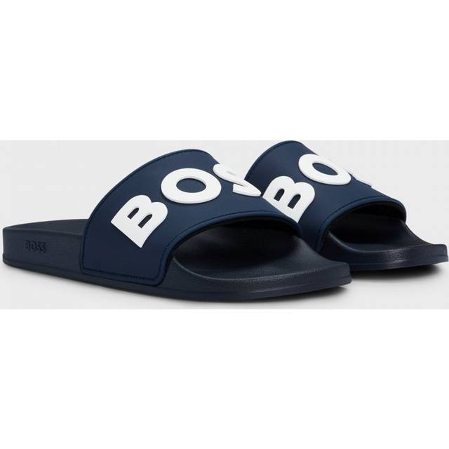 BOSS for man. 50498241 Kirk flip flops navy (43), Flat, None, Beachwear