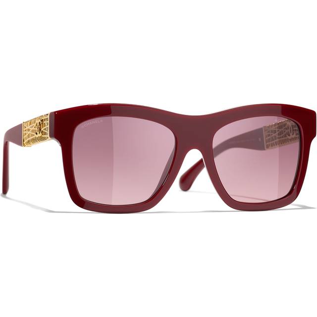 CHANEL square Sunglasses 1792S1 Browny Red