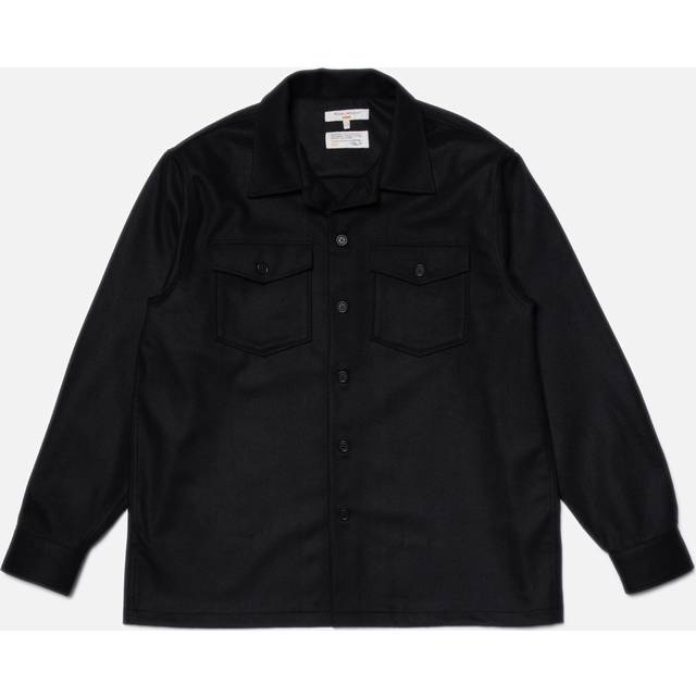 Long sleeve shirt Nudie Jeans Vincent Solid Board - Noir
