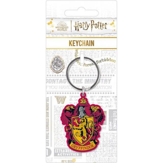Harry Potter Gryffindor Metal Keyring - Red/gold