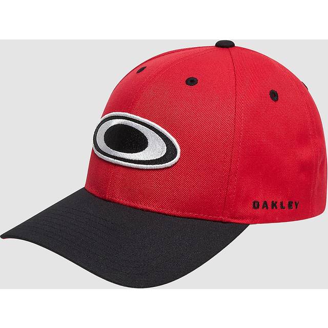 Oakley - Röd snapback Keps - Alumni Cap Red Line/Black Snapback @ Hatstore