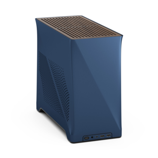 Fractal Design Era 2 Mini Tower Mini ITX Gaming PC Case - Midnight Blue