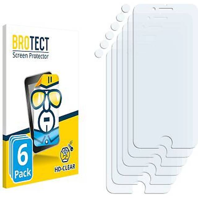 6x screen protector for apple iphone se 3 2022 (front+camera) clear protection