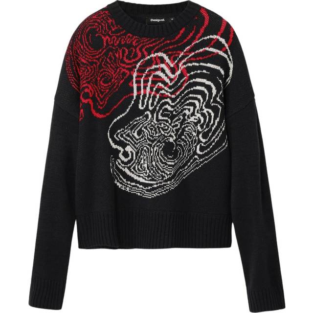 Sweater Desigual Toulouse Lacroix - Noir