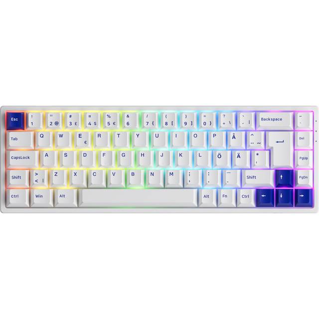 Akkogear: 3068B Blue/White Akko CS Jelly Pink