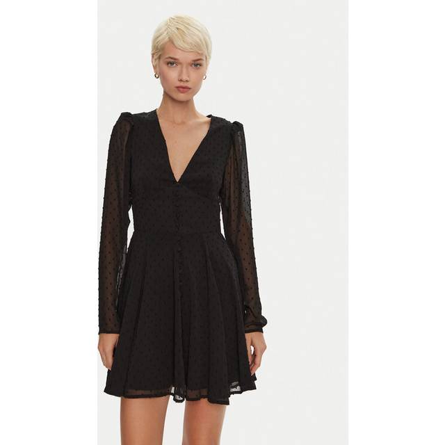 ROTATE BIRGER CHRISTENSEN Long Sleeve Mini Dress |Svart |34