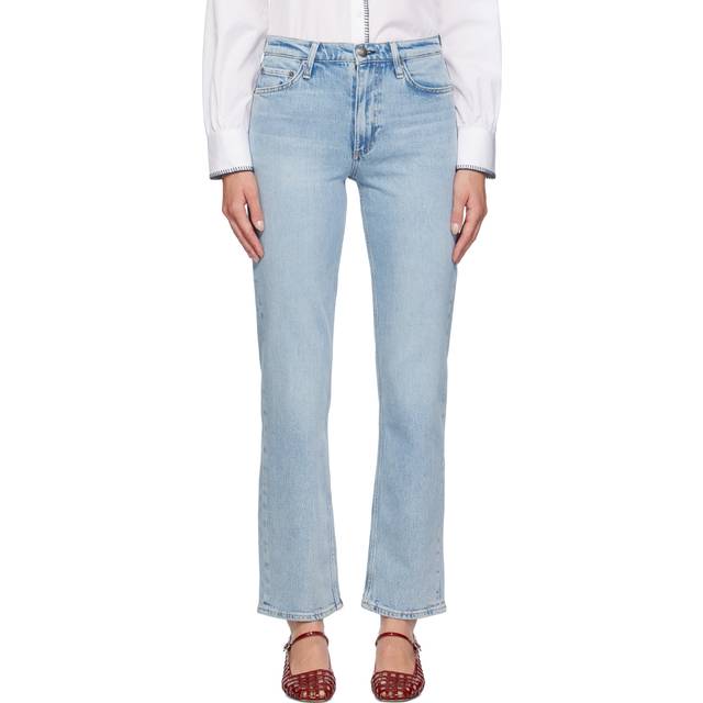 rag & bone Harlow Mid-Rise Bloomfield Full Length Straight Jean