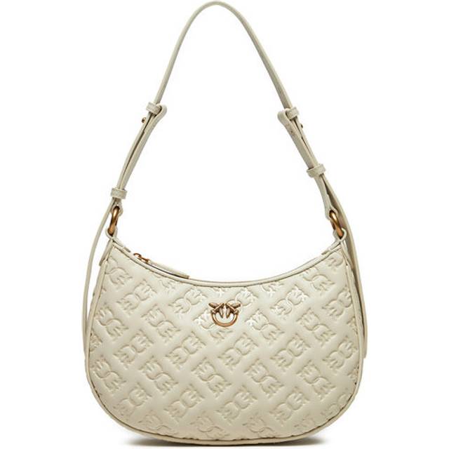 Pinko Pochettes - Half Moon Mini Fl - white - Pochettes for ladies - unisize