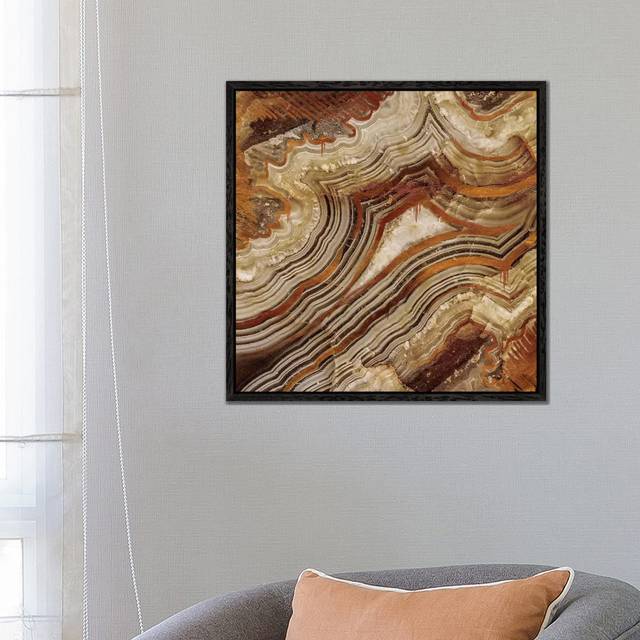 Burnished Copper - Black Framed (66.04cm H x 66.04cm W x 3.81cm D)