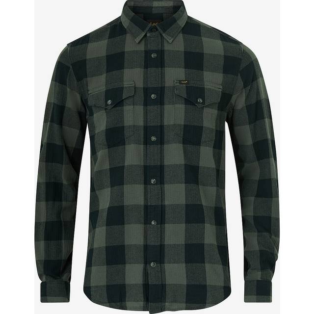 Lee Clean Western T-shirt, Statisk grå, S herr, Statisk grå, S