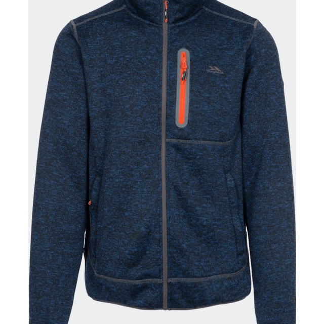 (XXS, Navy Marl) Trespass Mens Bingham Fleece Jacket