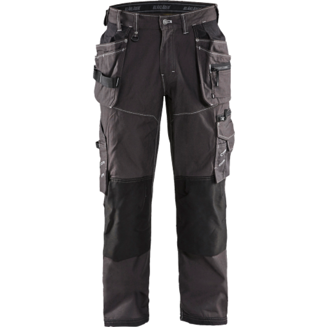 Blaklader Craftsman Trousers X1900 NYCO 1961 Dark Grey/Black 40L Colou