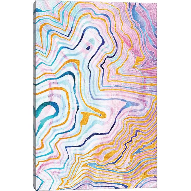 Marble XXXII by Tenyo Marchev - Painting on Canvas - Wrapped Canvas (101.6 cm H x 66.04 cm W)