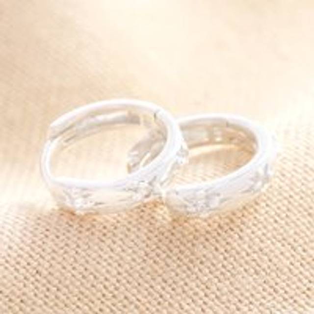 Sterling Silver Crystal Patterned Huggie Hoop Earrings in Silver - silver/clear - one size